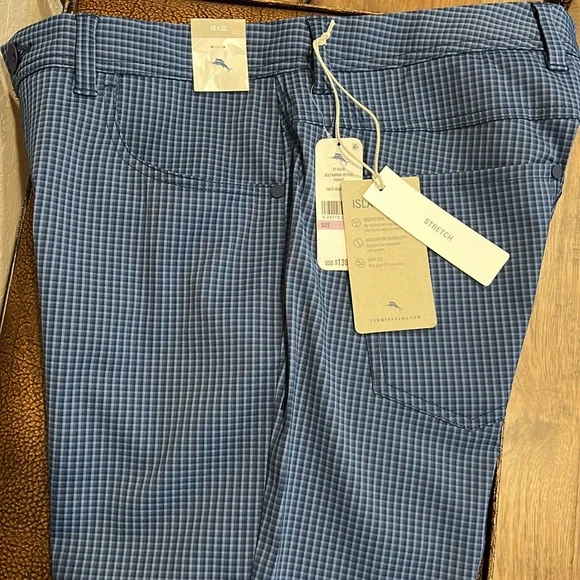 Brand New Tommy Bahama Ace Fairway 5 Pocket Island Pant Moisture Wicking UPF 30!